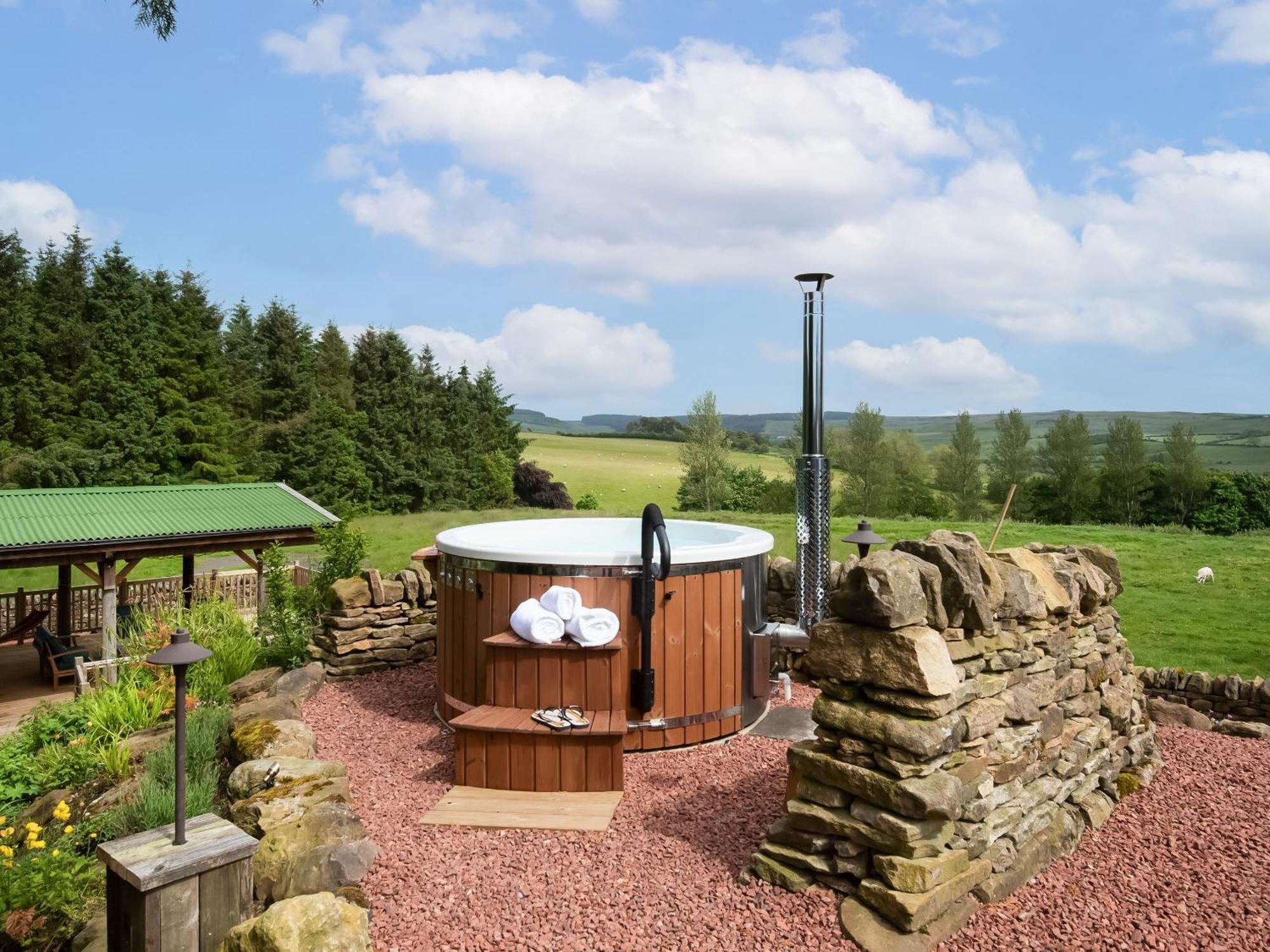 Broomstick Cottage Elsdon Exteriör bild